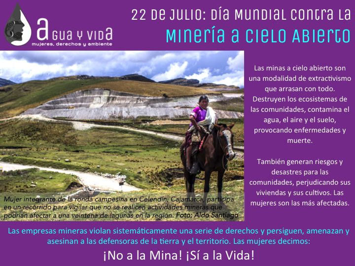 22 de Julio: Día Mundial Contra la Minería a Cielo Abierto