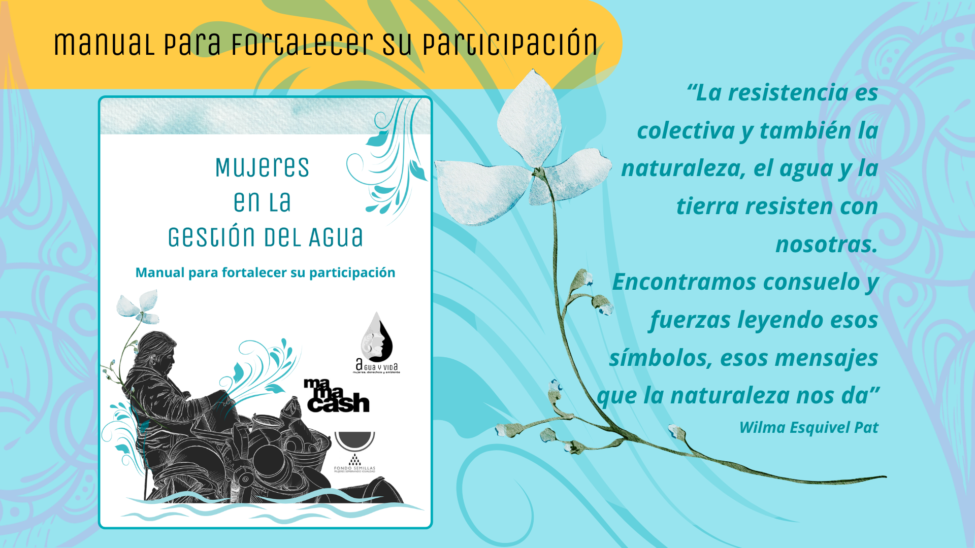 Mujeres en la gestión del Agua. Manual para fortalecer su participación